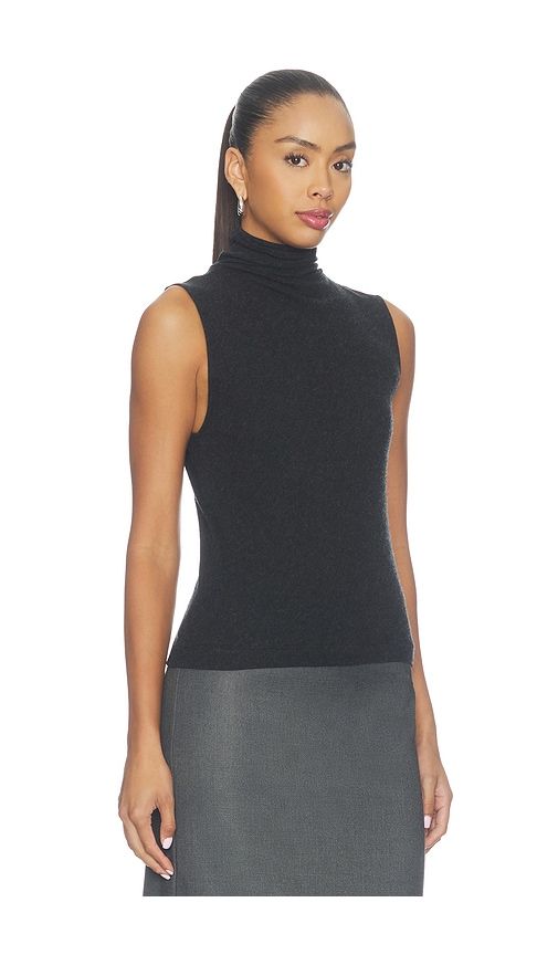 Cashmere Jersey Shell Top in Black. - size L (also in M, S) - Enza Costa - Modalova