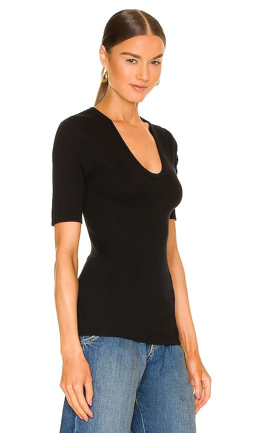 Stretch Silk Knit Half Sleeve Top in . - size M (also in L, S, XS) - Enza Costa - Modalova