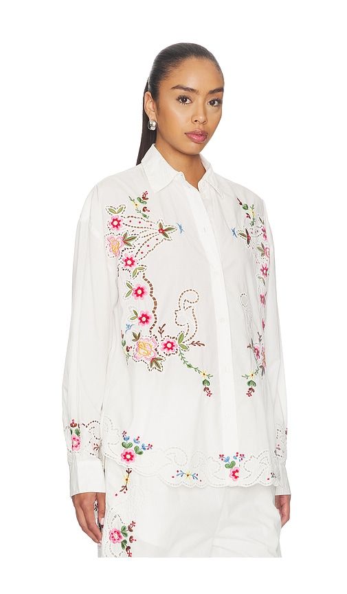 Jayme Embroidered Shirt in Multi. - size 32 (also in 34, 36, 38) - Essentiel Antwerp - Modalova