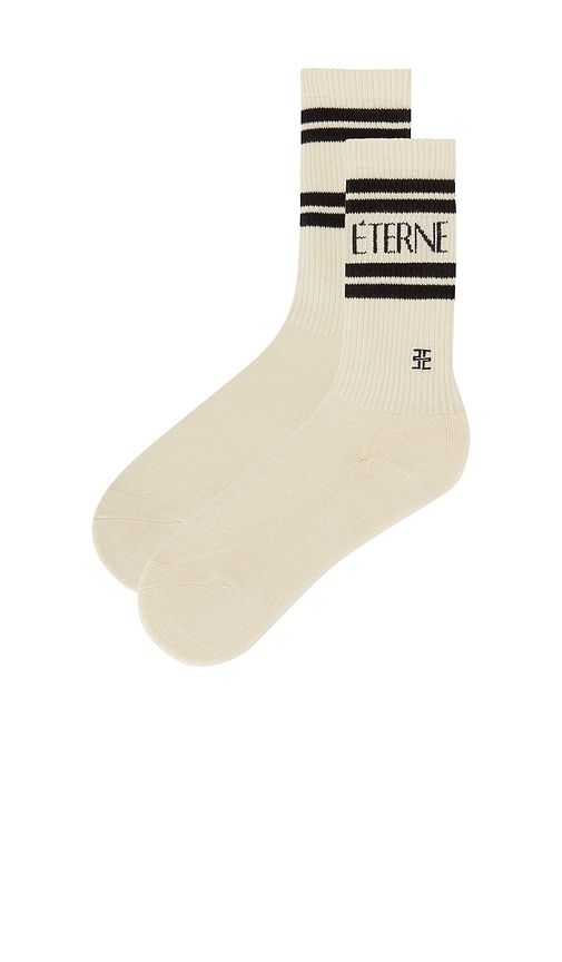 Cotton Logo Sport Sock in - Eterne - Modalova