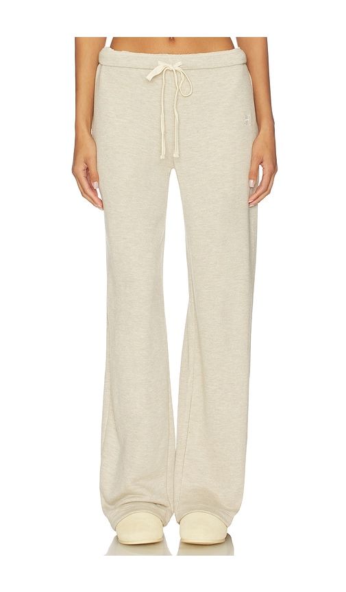 Oversized Wide Leg Sweatpant in Beige. - size L (also in M) - Eterne - Modalova