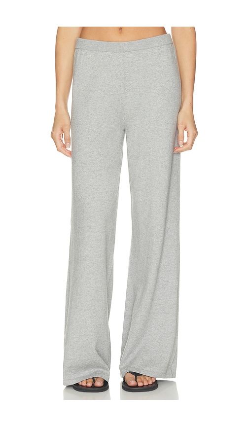 Cotton Cashmere Wide Leg Lounge Pant in . - size L/XL (also in M/L) - Eterne - Modalova
