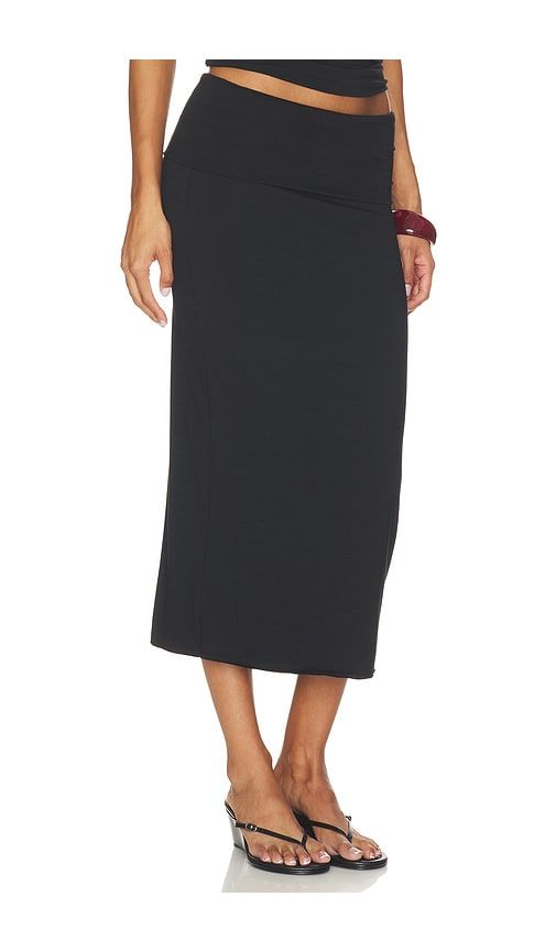 Elsa Soft Jersey Midi Skirt in . - size M (also in S) - Eterne - Modalova
