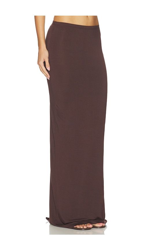 Maxi Soft Jersey Skirt in Brown. - size S (also in XL, XS) - Eterne - Modalova