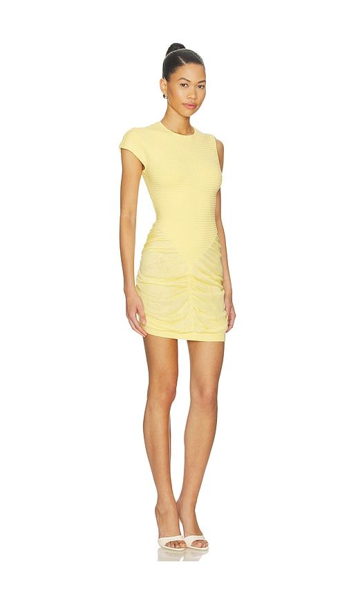 Ingrid Knit Mini Dress in Yellow. - size XS (also in S) - ET OCHS - Modalova
