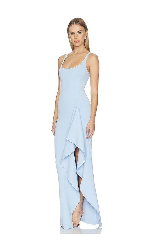Drew Knit Gown in Baby Blue. - size L (also in M, S, XS) - ET OCHS - Modalova