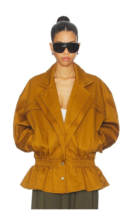 Hiram Twill Jacket in Brown. - size L (also in M, S) - ET OCHS - Modalova