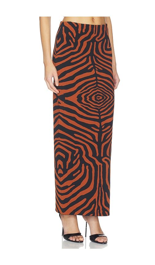 Oaklynn Knit Midi Skirt in Brown. - size L (also in M, S, XS) - ET OCHS - Modalova