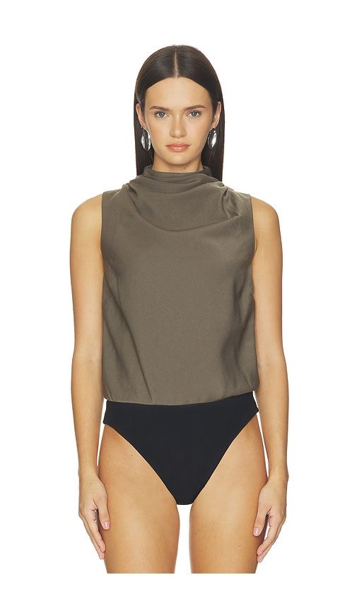 Monroe Bodysuit in Brown. - size 0 (also in 10, 2, 4, 8) - ET OCHS - Modalova
