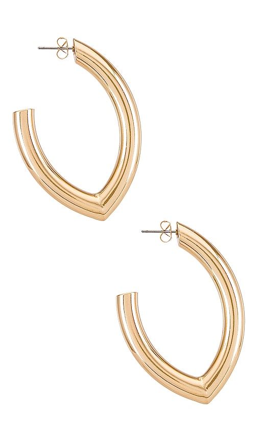 Everyday Hoop Earring in Metallic - Ettika - Modalova