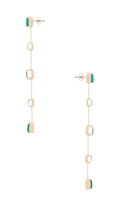 Ettika Drop Earrings in Green - Ettika - Modalova