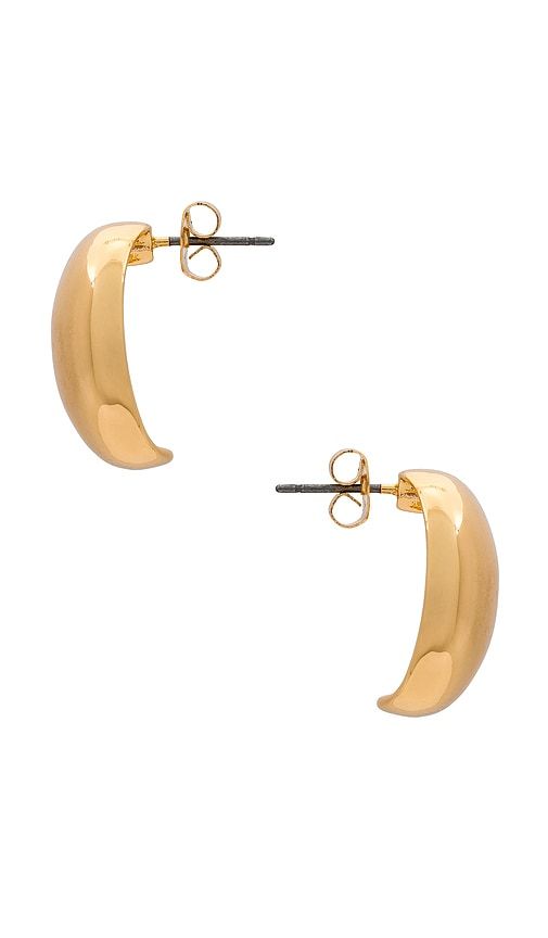 Square Hoops in Metallic - Ettika - Modalova