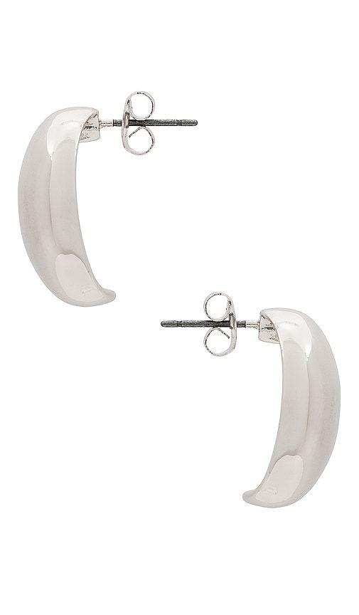 Square Hoops in Metallic - Ettika - Modalova