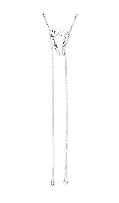 Molten Muse Bolo Lariat Necklace in Metallic - Ettika - Modalova