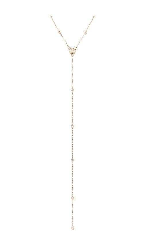 Santorini Shell Lariat Necklace in Metallic - Ettika - Modalova