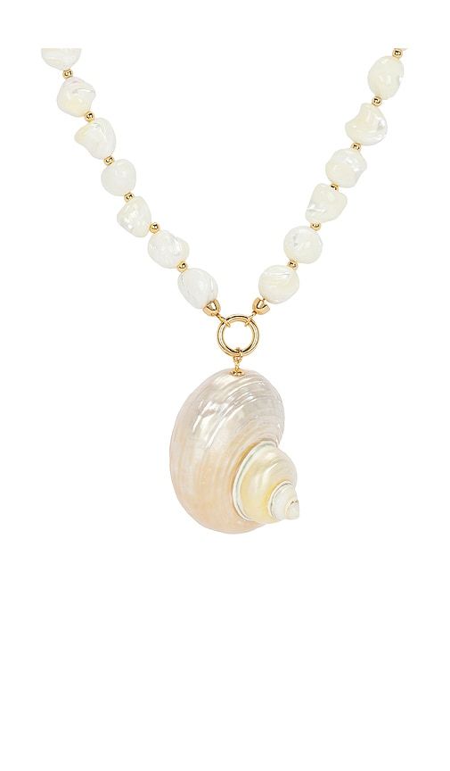 Sunken Treasure Shell Necklace in Metallic - Ettika - Modalova