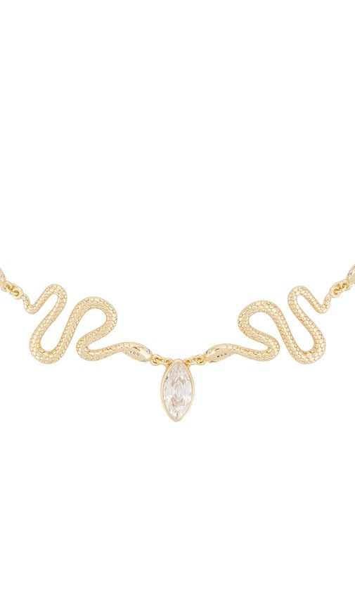 Royal Snake Choker in Metallic - Ettika - Modalova