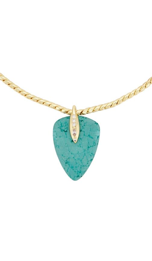 Twisted Statement Pendant Necklace in Metallic - Ettika - Modalova