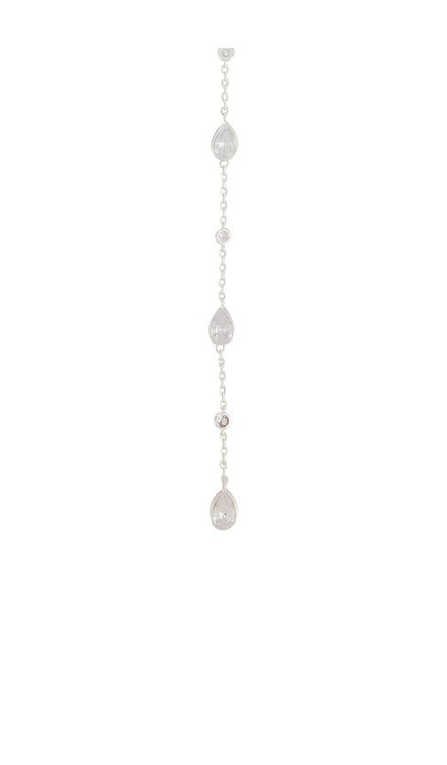 Marquise Crystal Lariat Necklace in Metallic - Ettika - Modalova