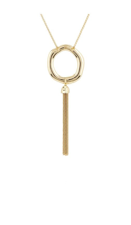 X REVOLVE Open Circle Tassel Necklace in Metallic - Ettika - Modalova