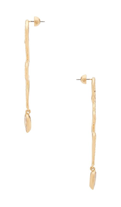 Serpentina Statement Earring in Metallic - Ettika - Modalova