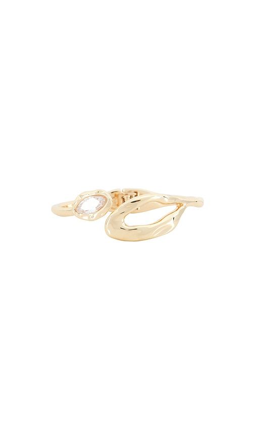 Molten Marquise Cuff Bracelet in Metallic - Ettika - Modalova
