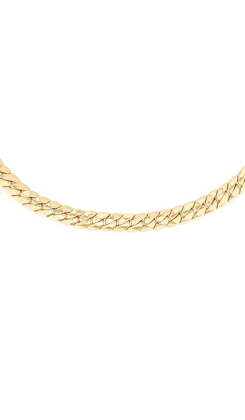 Flat Chain Necklace in Metallic - Ettika - Modalova