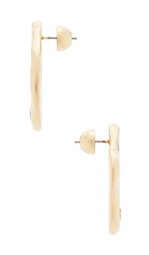 Molten Sparkle Earrings in Metallic - Ettika - Modalova