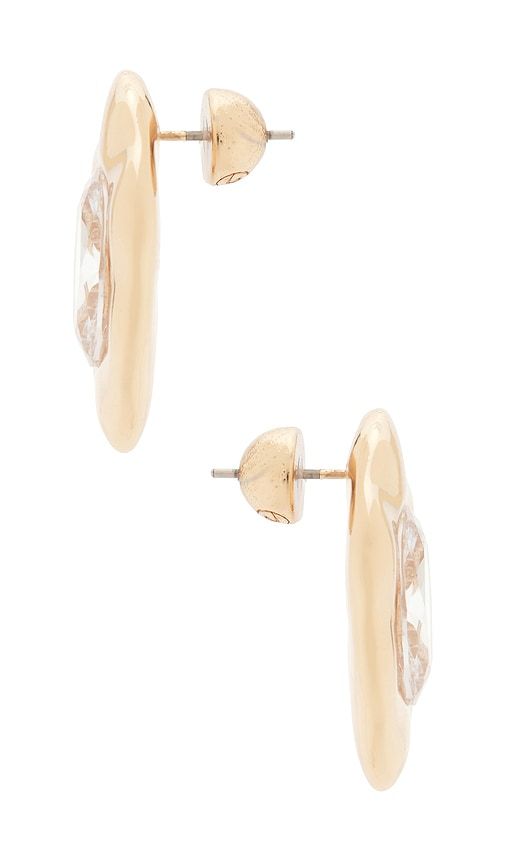 Molten Glow Stud Earrings in Metallic - Ettika - Modalova