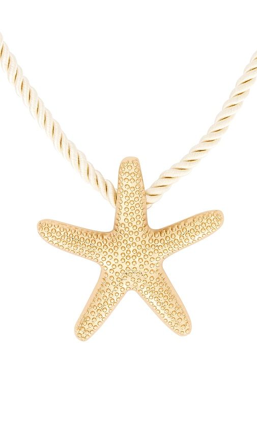 Starfish Statement Pendant Necklace in Metallic - Ettika - Modalova