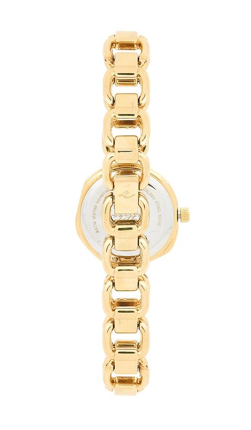 Open Circle Bracelet Watch in Metallic - Ettika - Modalova