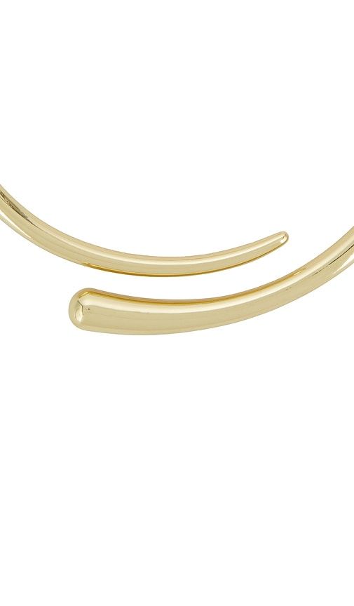 Elegant Wrap Choker Necklace in Metallic - Ettika - Modalova