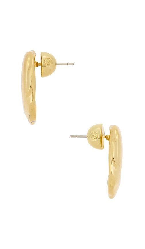 Molten Spheres Large Stud Earrings in Metallic - Ettika - Modalova
