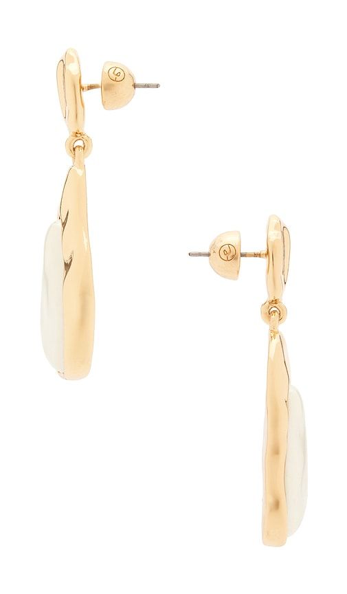 Hidden Gem Dangle Earrings in Metallic - Ettika - Modalova