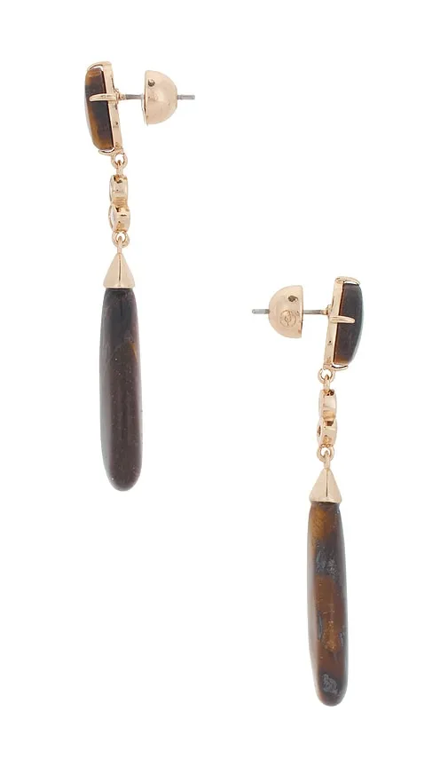 Solstice Drop Earrings in Brown - Ettika - Modalova