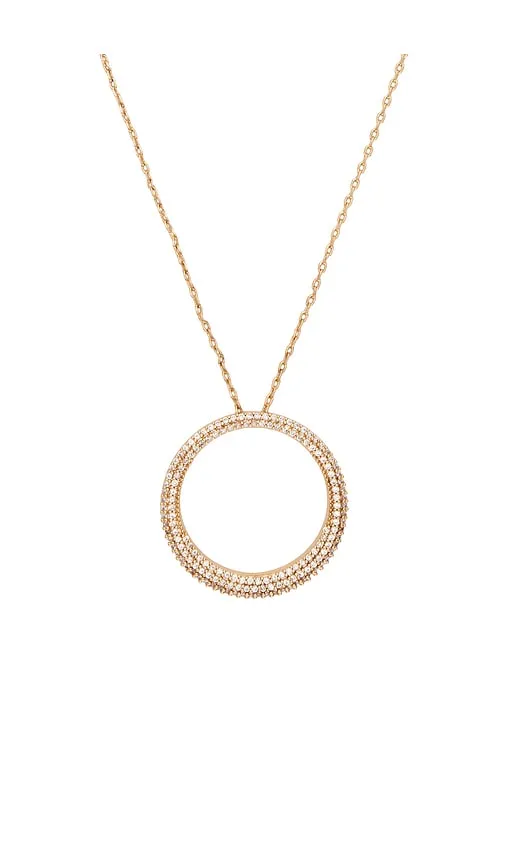 Eternal Orbit Pave Pendant in Metallic - Ettika - Modalova