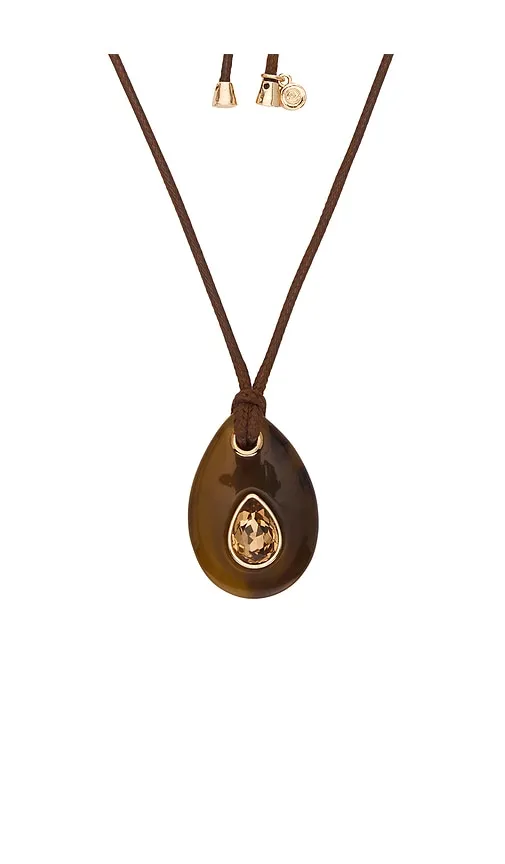 Teardrop Cord Necklace in - Ettika - Modalova