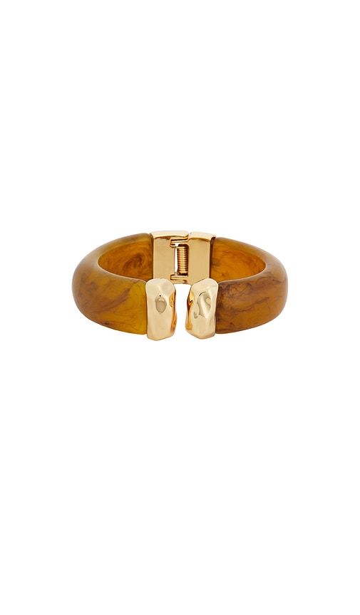 Ettika Carved Relic Cuff in Brown - Ettika - Modalova