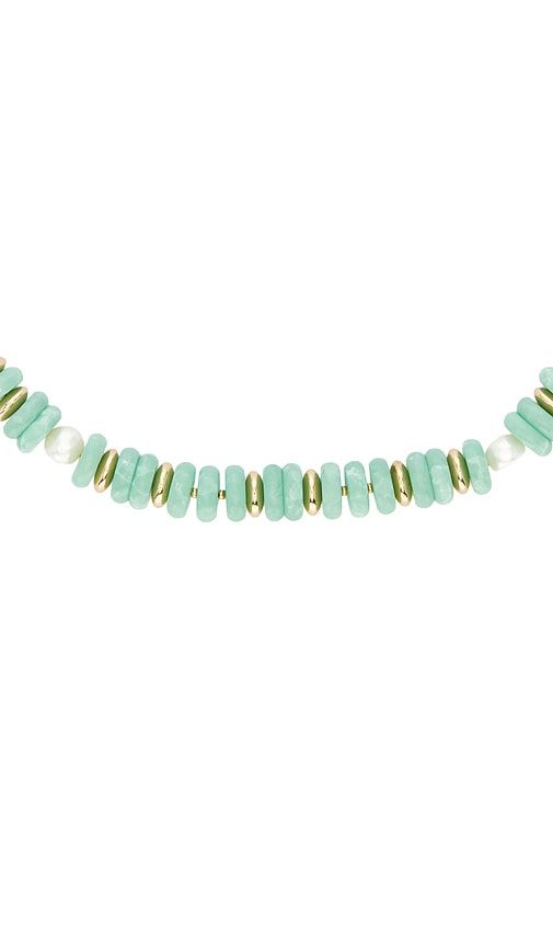 Saint Tropez Necklace in Green - Ettika - Modalova