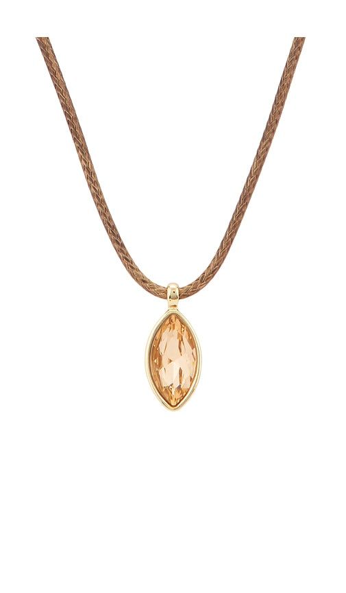 Gifting Marquise Necklace in Brown - Ettika - Modalova