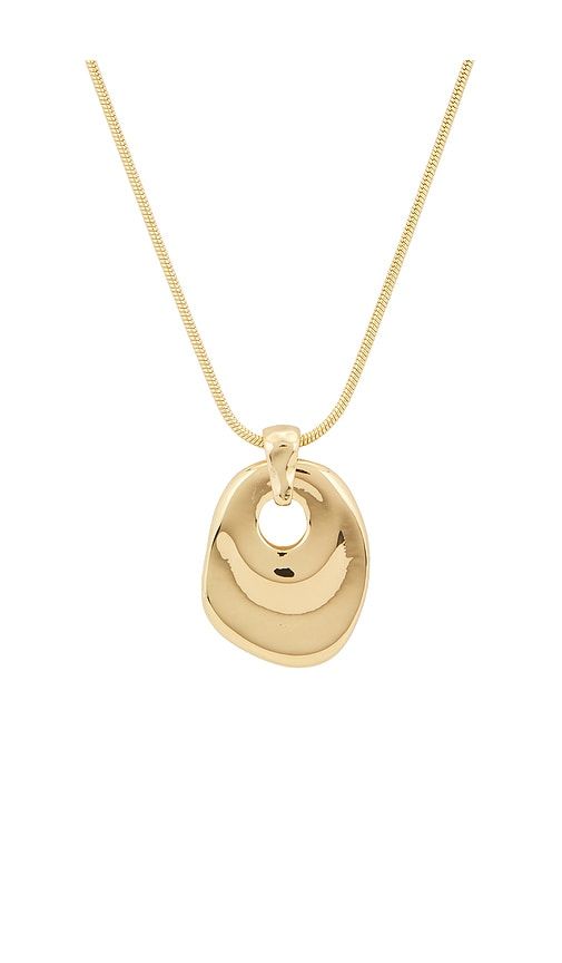 Liquid Pendant Necklace in Metallic - Ettika - Modalova