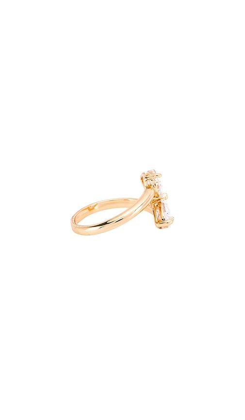 Wrap Crystal Ring in Metallic . - size 6 (also in 7) - Ettika - Modalova