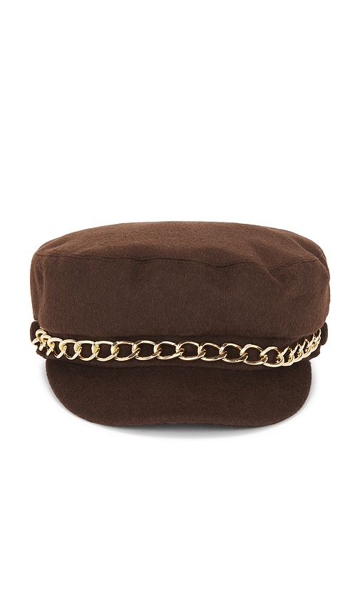 Eugenia Kim Marina Cap in Brown - Eugenia Kim - Modalova