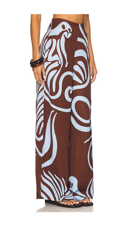 Senda Pants in Brown. - size M (also in S, XS) - Eugenia Fernandez - Modalova