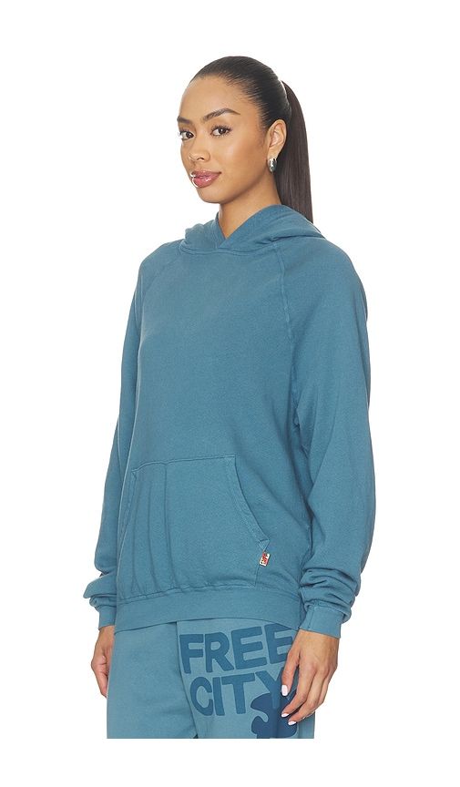 Basicgoodness Fluff Hoodie in Blue. - size 1 (also in 2, 3, 4) - Free City - Modalova