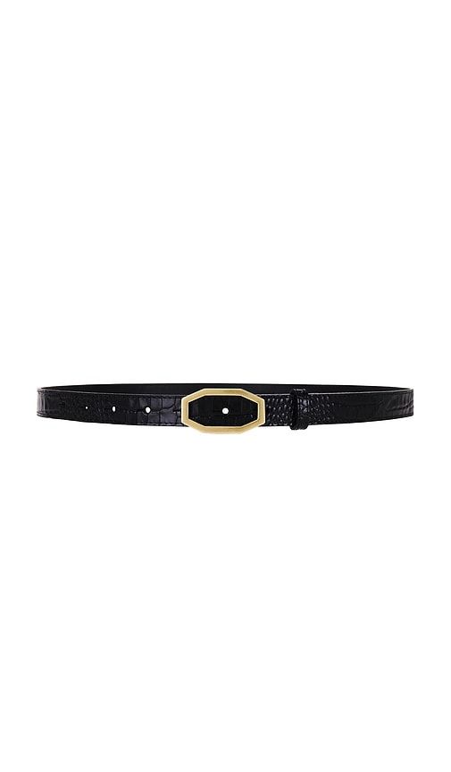 Angular Buckle Belt in Black. - size S (also in XL) - FRAME - Modalova