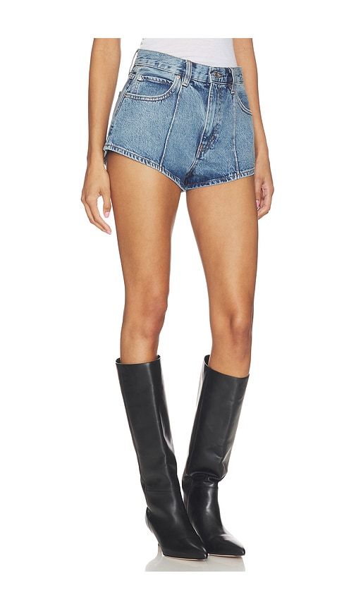 The Tilt Short in Blue. - size 23 (also in 26, 27, 28, 29, 30, 31, 32, 33, 34) - FRAME - Modalova