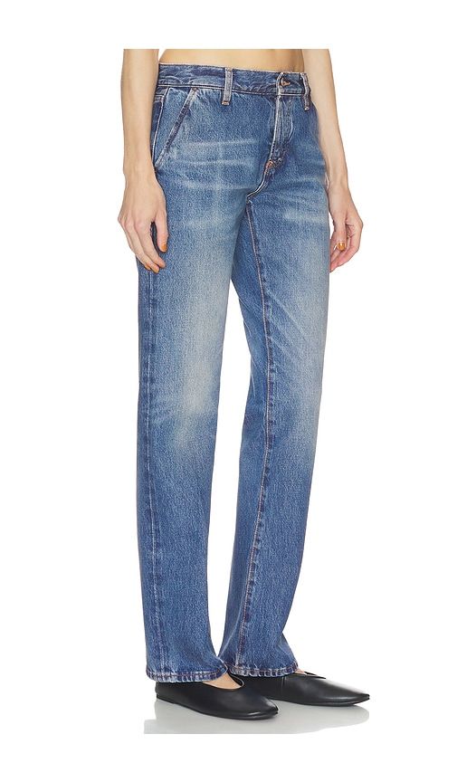 The Drop Trouser Jeans in Blue. - size 27 (also in 32, 34) - FRAME - Modalova