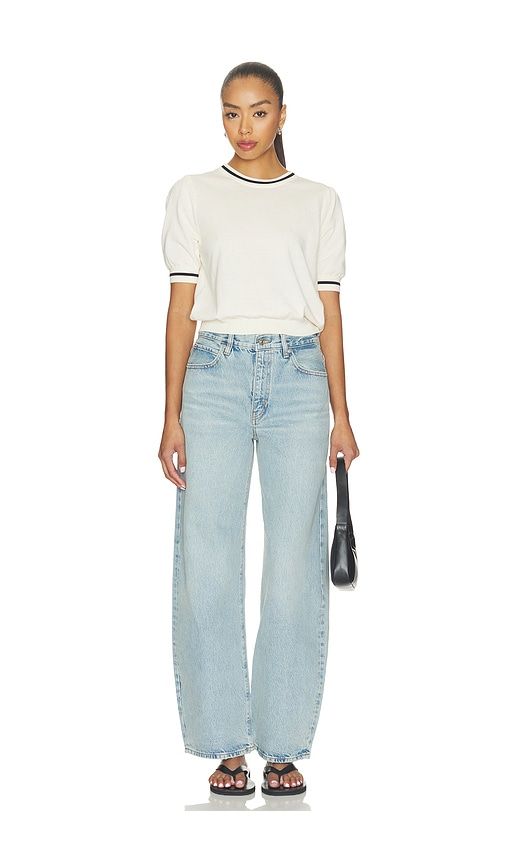 The Gathered Sweater in . Taglia L. Also in M, S - FRAME - Modalova