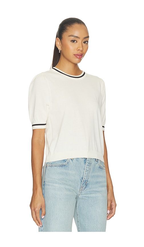 The Gathered Sweater in Cream. - size L (also in M, S, XS) - FRAME - Modalova